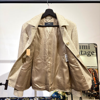 Max Mara WEEKEND LINE ヴァージンウール ジャケット ベージュ 42 レディース  TT084