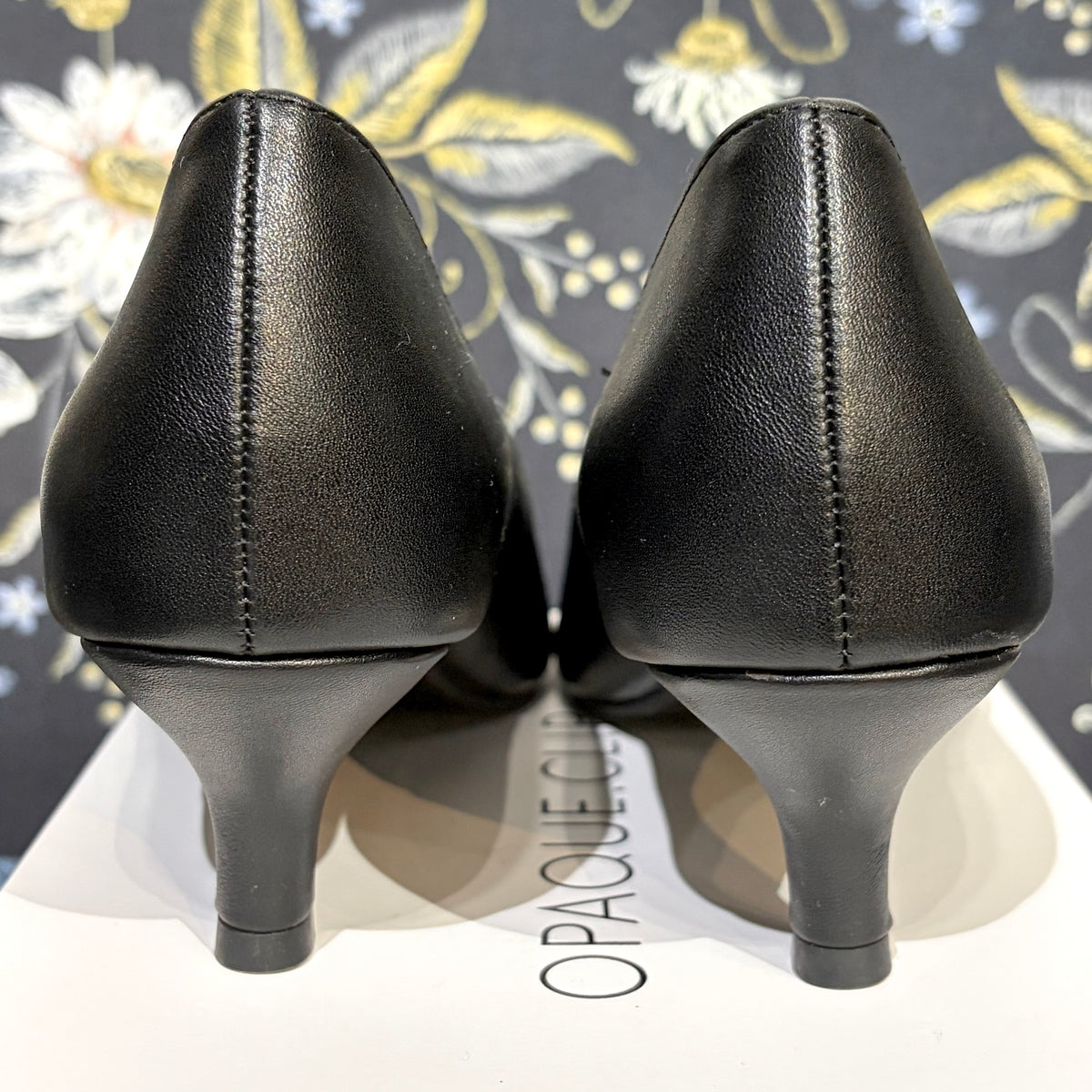 【新品】OPAQUE.CLIP ポインテッドトゥ パンプス ブラック S 5cmヒール TT013