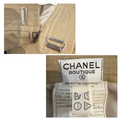 CHANEL セットアップ ジャケット スカート ベージュ系 L レディース TT002