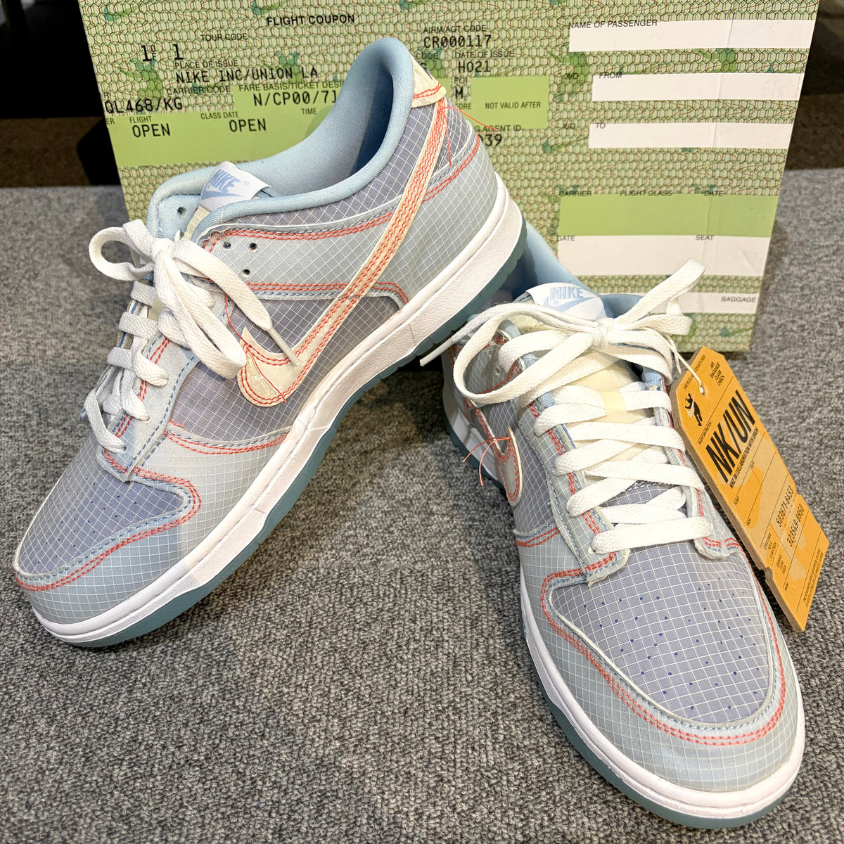 NIKE × UNION DUNK LOW スニーカー DJ9649-400 Hyper Royal 27.5cm 箱付き TT091