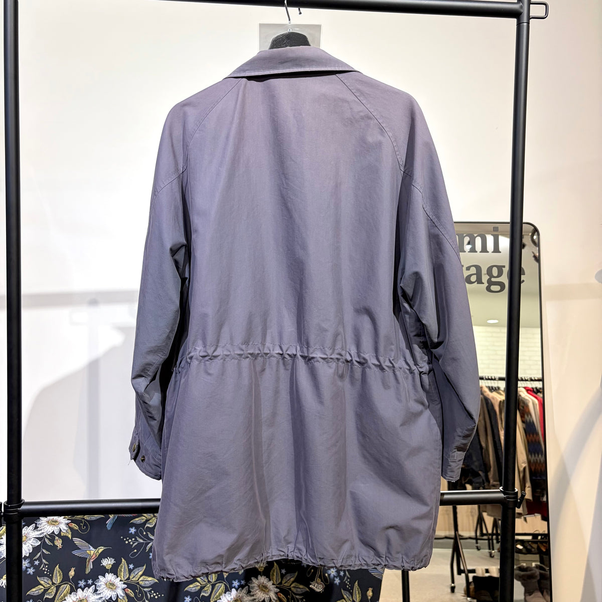Burberrys バーバリーズ ホースロゴ フィールドジャケット グレーパープル サイズL TT070