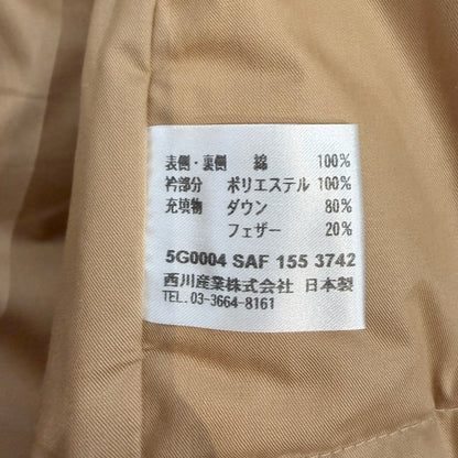 【未使用】CELINE 総柄 ダウンベスト ベージュ M〜L相当 ユニセックス TT005