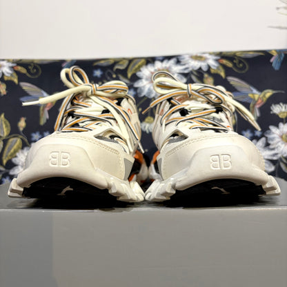 BALENCIAGA バレンシアガ ダッドスニーカー ホワイト オレンジ 37 24.5cm 箱付き TT038