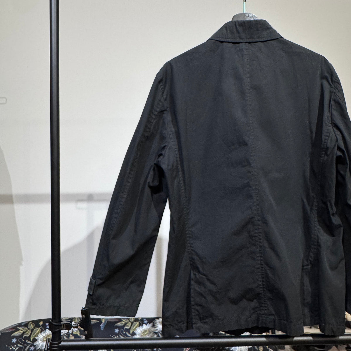 BURBERRY BLACK LABEL ステンカラーコート ブラック ノバチェック M TT065