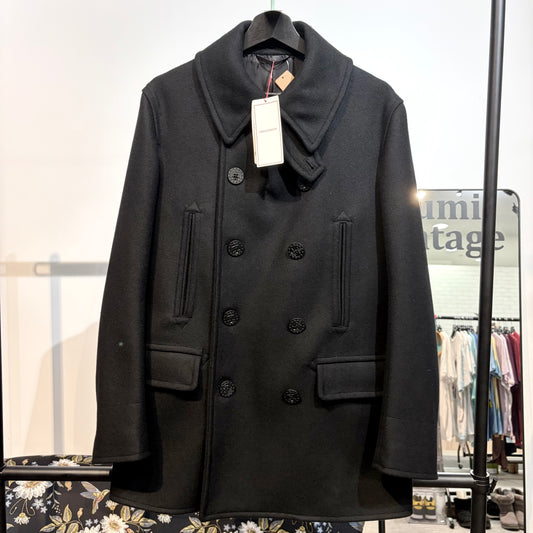 新品【定価9.9万】DRESSTERIOR × 干場義雅 コラボ Pコート ブラック S メンズ TT004