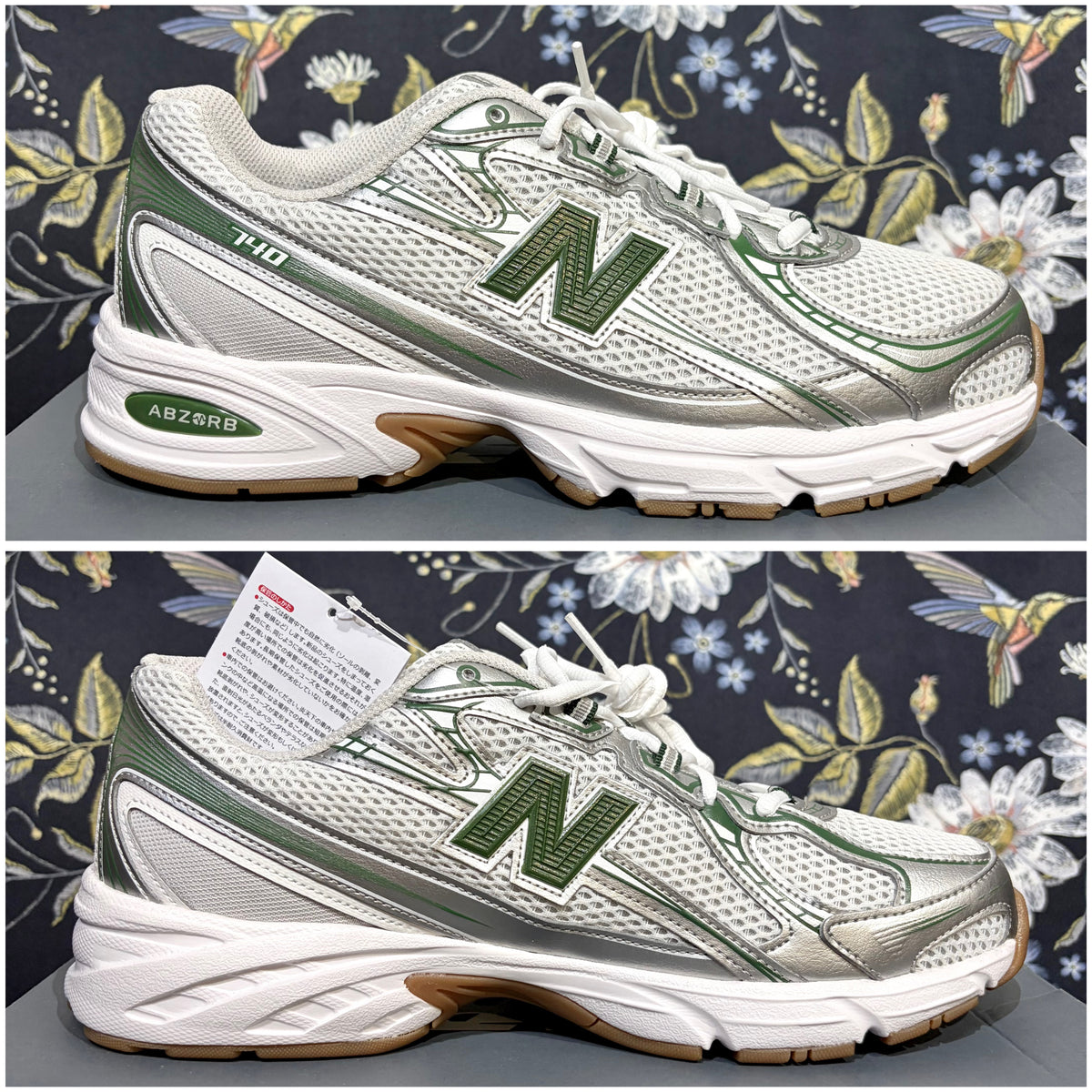 未使用 New Balance 740 U740SF2 スニーカー ホワイト シルバー グリーン 28.0cm メンズ TT083