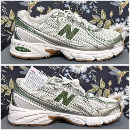未使用 New Balance 740 U740SF2 スニーカー ホワイト シルバー グリーン 28.0cm メンズ TT083