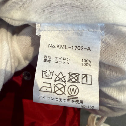 MAISON KITSUNÉ メゾンキツネ ナイロン コーチジャケット レッド XS メンズ TT030