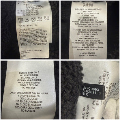 Levi’s フェイクレザー ジャケット ボア裏地 ブラック サイズM メンズ TT093