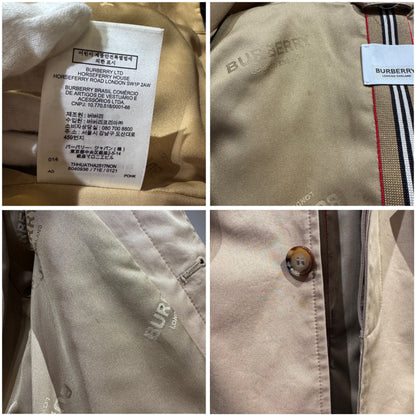 BURBERRY バーバリー キッズ フード付きコート ベージュ ノバチェック コットン 18M 86cm TT068
