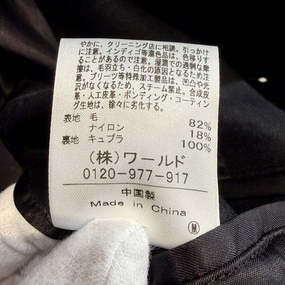 新品【定価9.9万】DRESSTERIOR × 干場義雅 コラボ Pコート ブラック S メンズ TT004