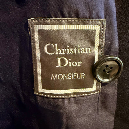 Christian Dior MONSIEUR ダブルブレスト ロングコート ネイビー M メンズ TT012
