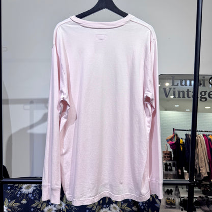 Supreme シュプリーム 長袖Tシャツ ロンT ピンク系 フロントグラフィック L メンズ トップス TT054