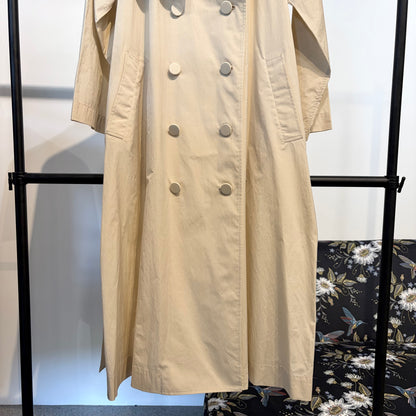 新品【定価5.9万円】UNTITLED ロング丈 トレンチコート ベージュ系 レディース M相当 TT001