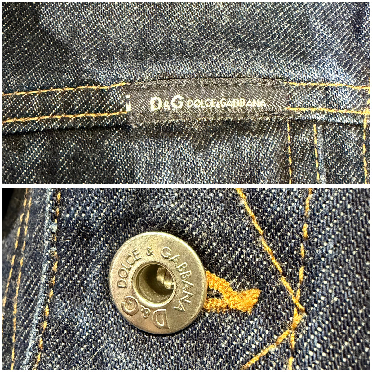 D&G DOLCE&GABBANA デニムジャケット インディゴ XS イタリア製 TT071