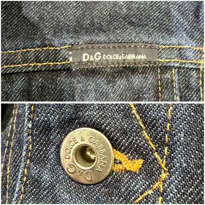 D&G DOLCE&GABBANA デニムジャケット インディゴ XS イタリア製 TT071