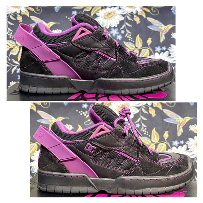 DC SHOES × NEEDLES SPECTRE NEEDLES スニーカー ブラック パープル 28.5cm ADYS100804 TT099