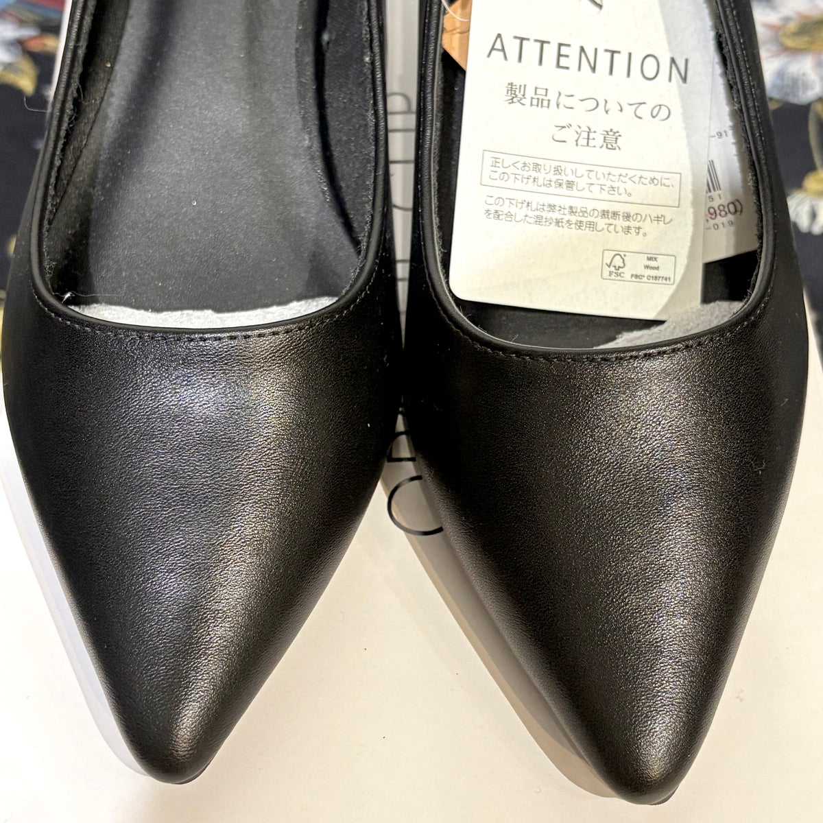 【新品】OPAQUE.CLIP ポインテッドトゥ パンプス ブラック S 5cmヒール TT013
