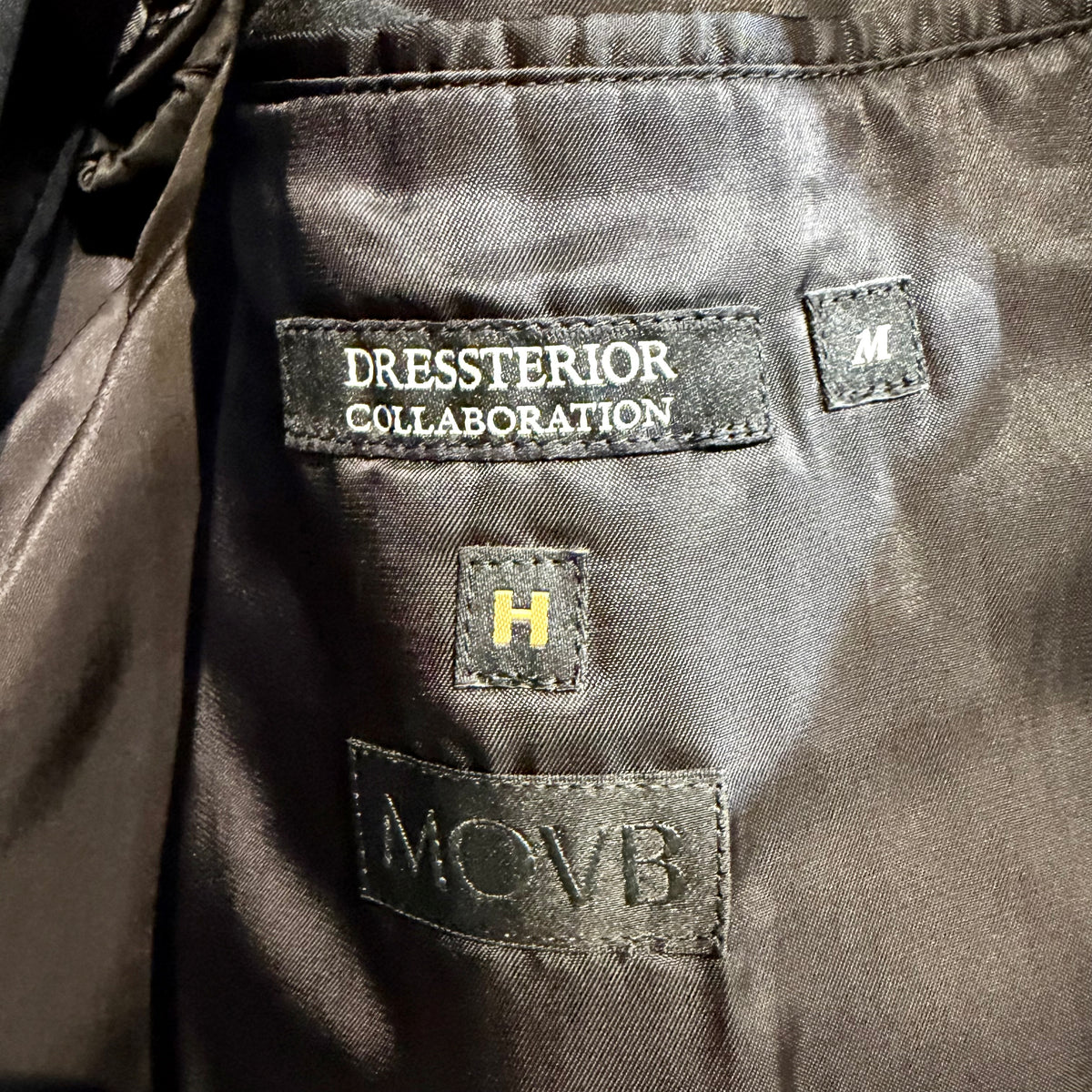 新品【定価13万】DRESSTERIOR × 干場義雅 × MOVB  ダブルブレストコート ブラック M メンズ TT003