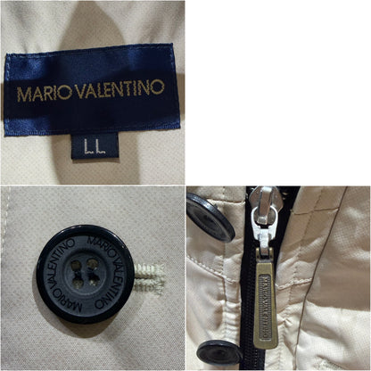 MARIO VALENTINO スタンドカラー コート アイボリー LL キルティングライナー メンズ TT075