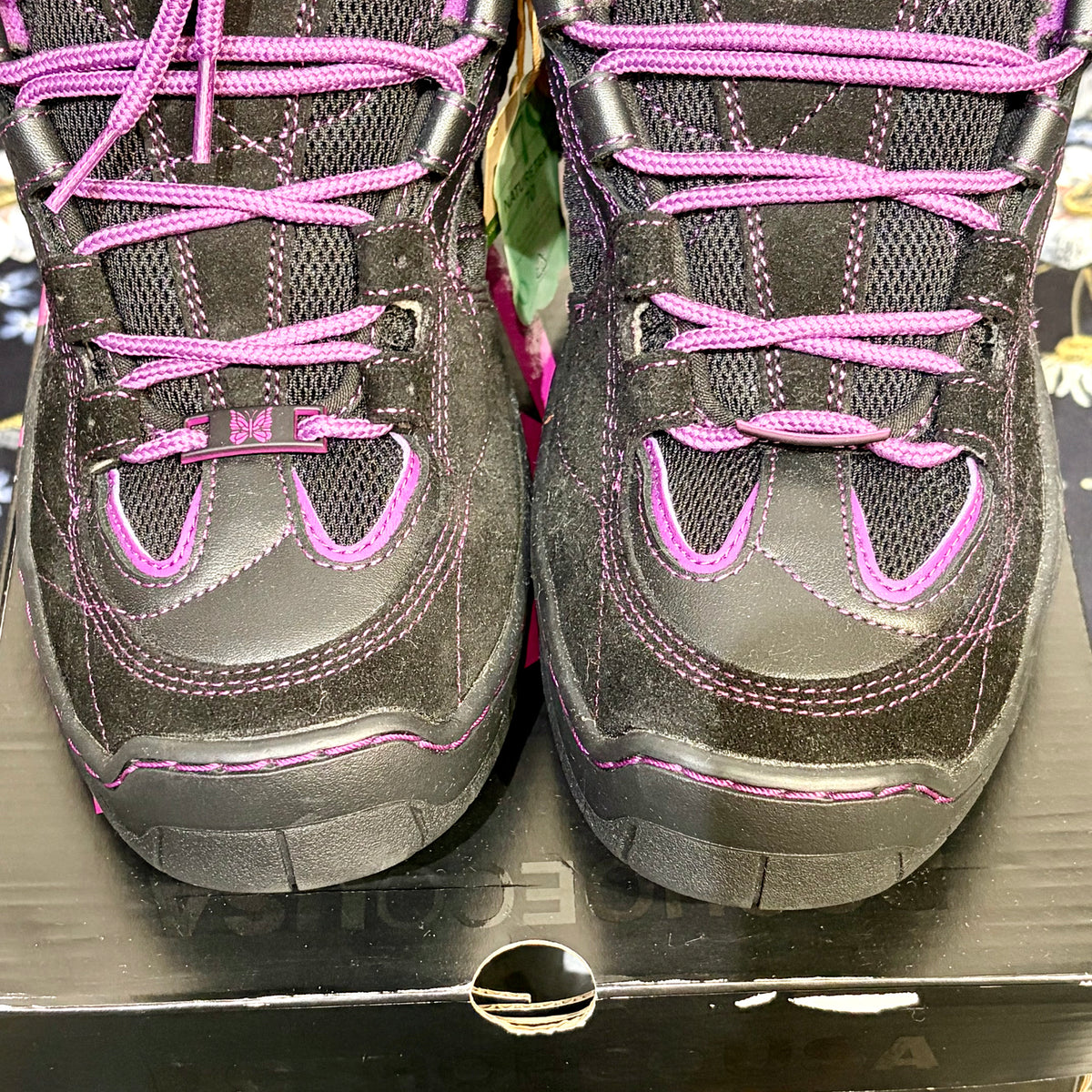 DC SHOES × NEEDLES SPECTRE NEEDLES スニーカー ブラック パープル 28.5cm ADYS100804 TT099