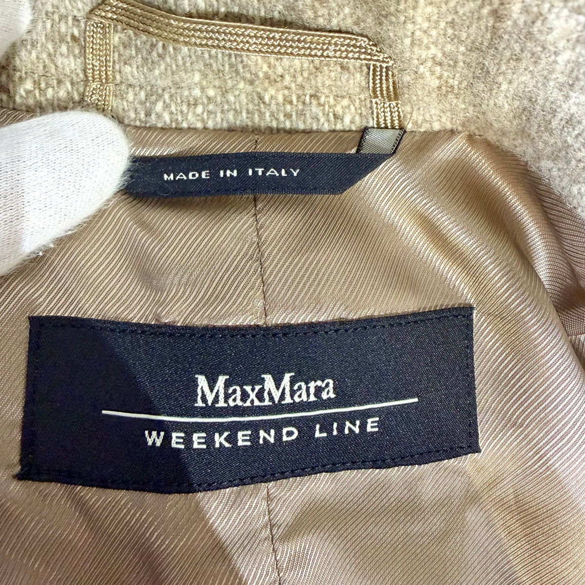 Max Mara WEEKEND LINE ヴァージンウール ジャケット ベージュ 42 レディース  TT084
