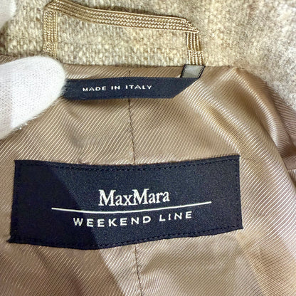 Max Mara WEEKEND LINE ヴァージンウール ジャケット ベージュ 42 レディース  TT084