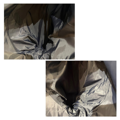 Max Mara マックスマーラ ファー襟 パデッドジャケット ブラック系 レディース 42 TT095