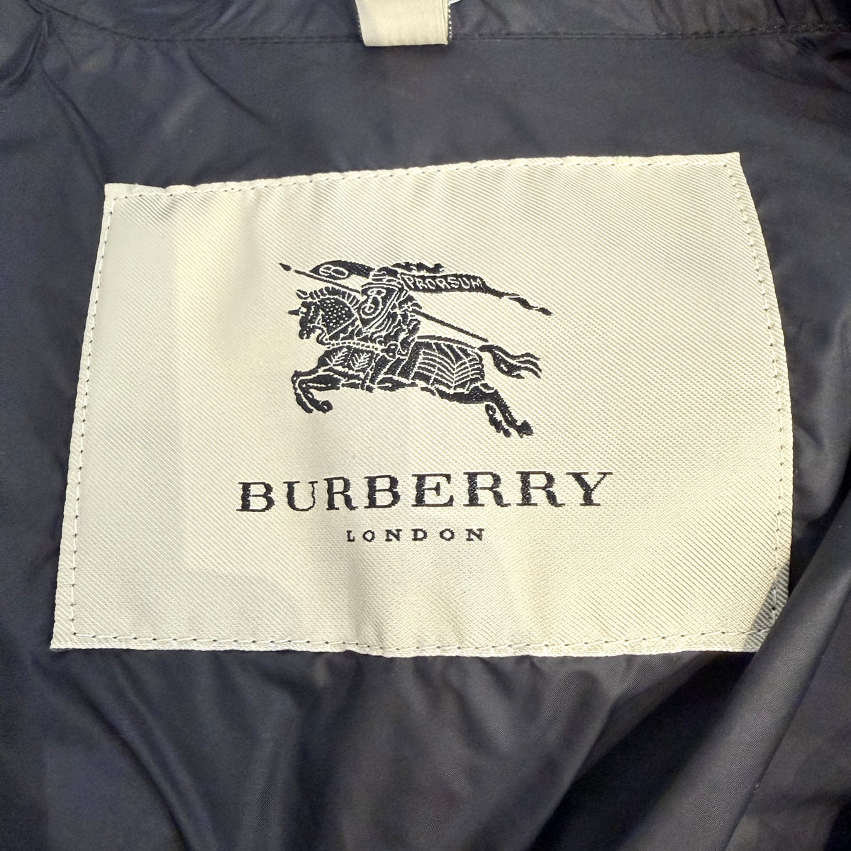 BURBERRY バーバリー キルティングベスト ブラック ネイビー メンズ S ポルトガル製 TT028