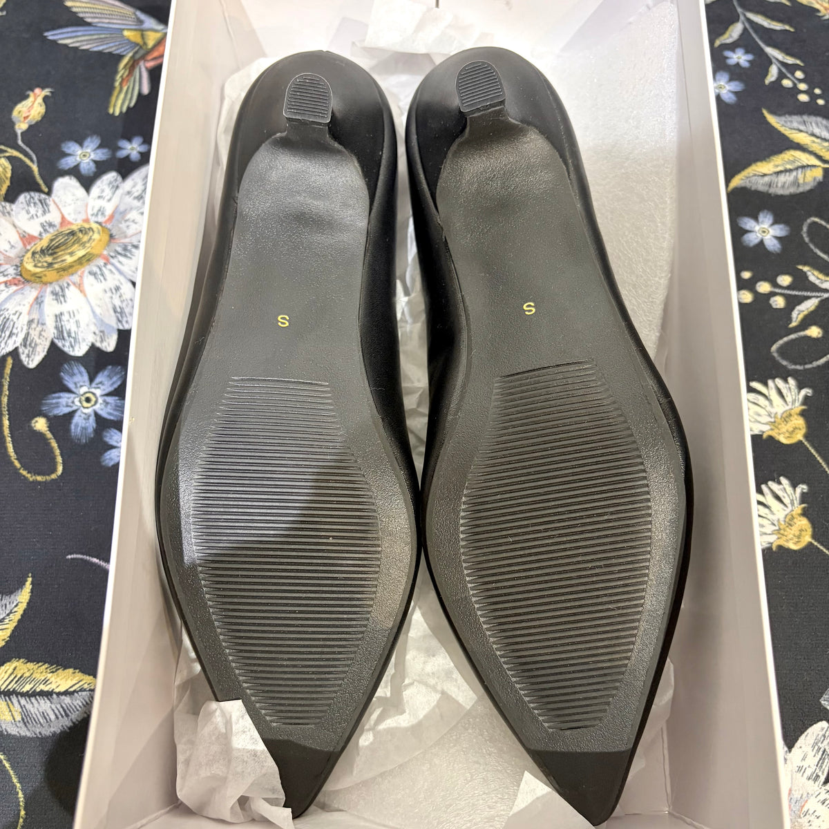 【新品】OPAQUE.CLIP ポインテッドトゥ パンプス ブラック S 5cmヒール TT013