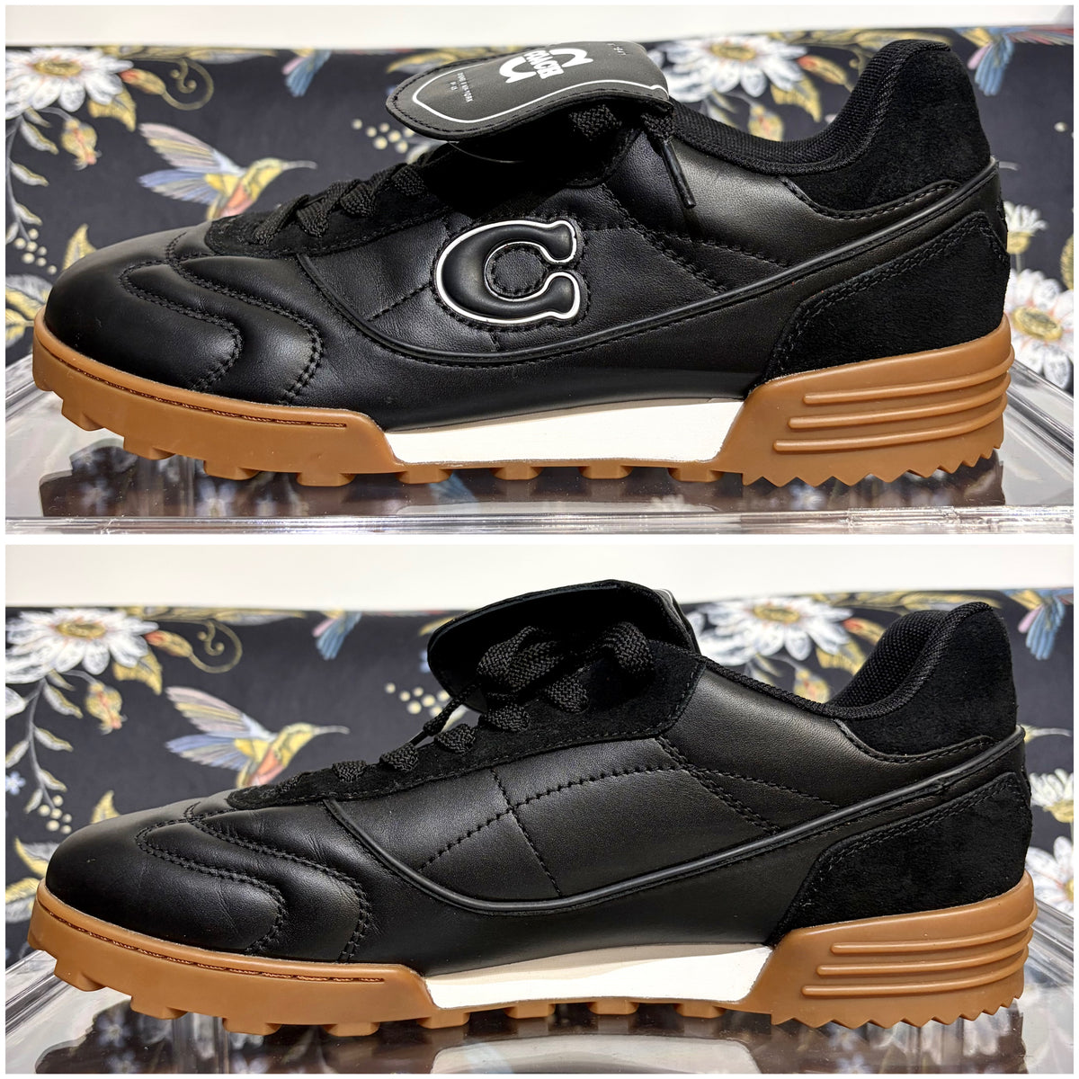 COACH コーチ ローカットスニーカー ブラック ガムソール 27.5cm CC145 メンズ TT094