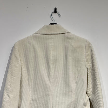 BURBERRY LONDON コーデュロイ テーラードジャケット アイボリー サイズ40 レディース TT105