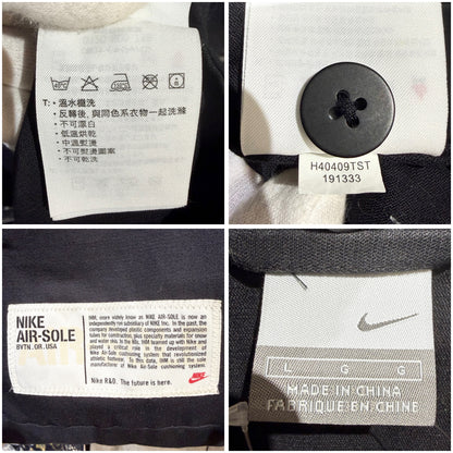 NIKE AIR-SOLE ロングジャケット ブラック メンズ L 2004年製 メンズ  TT079