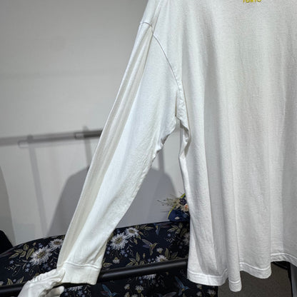 STARLEAN TOKYO スターリアン トーキョー 長袖Tシャツ ロンT ホワイト ベビーグラフィック XL メンズ トップス TT055