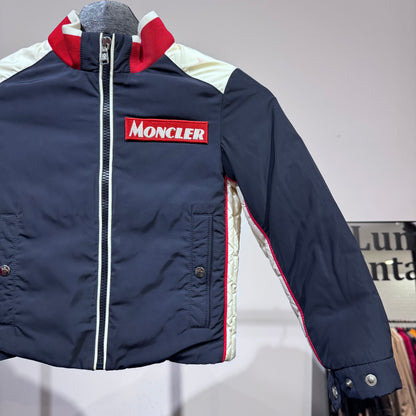 MONCLER CLAIRVAUX ダウンジャケット ロゴワッペン ネイビー キッズ 5A 112cm TT059