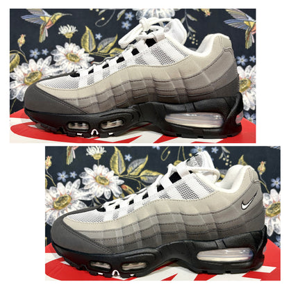 NIKE AIR MAX 95 BIG BUBBLE ナイキ エアマックス95 ホワイト グレー ブラック 25.0cm TT066