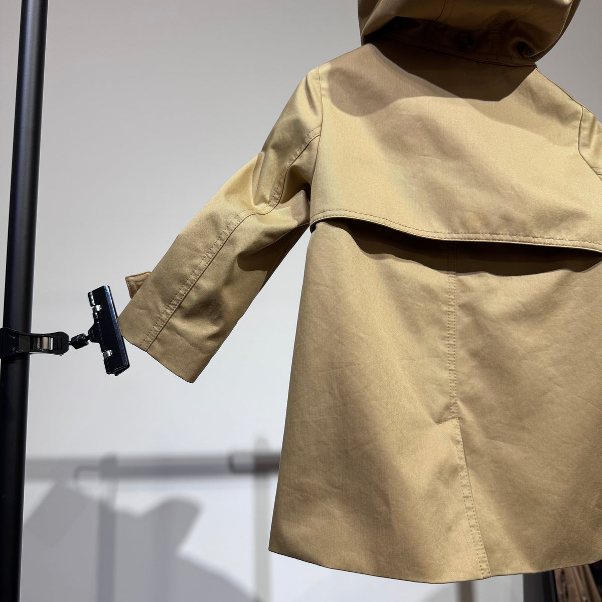 BURBERRY バーバリー キッズ フード付きコート ベージュ ノバチェック コットン 18M 86cm TT068