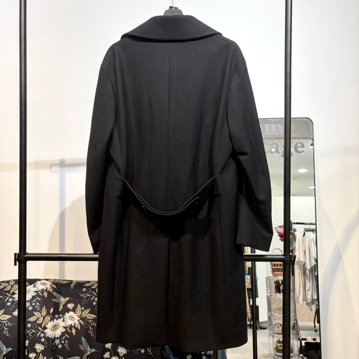 新品【定価13万】DRESSTERIOR × 干場義雅 × MOVB  ダブルブレストコート ブラック M メンズ TT003
