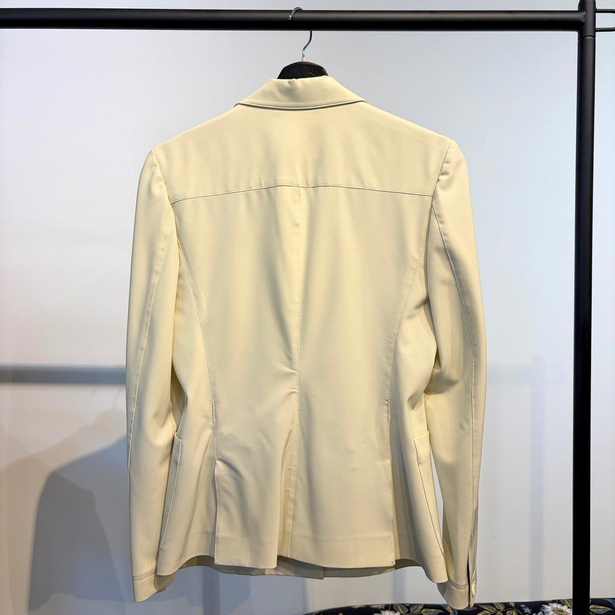 PRADA プラダ テーラードジャケット ライトイエロー レディース 40 イタリア製 レディース TT026
