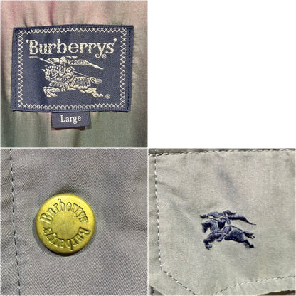 Burberrys バーバリーズ ホースロゴ フィールドジャケット グレーパープル サイズL TT070