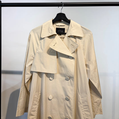 新品【定価5.9万円】UNTITLED ロング丈 トレンチコート ベージュ系 レディース M相当 TT001