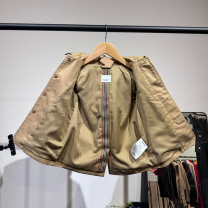 BURBERRY バーバリー キッズ フード付きコート ベージュ ノバチェック コットン 18M 86cm TT068