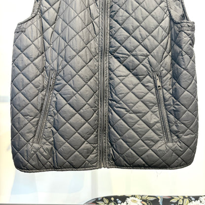 BURBERRY バーバリー キルティングベスト ブラック ネイビー メンズ S ポルトガル製 TT028