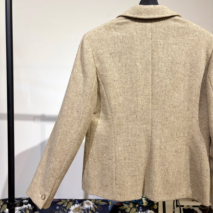 Max Mara WEEKEND LINE ヴァージンウール ジャケット ベージュ 42 レディース  TT084