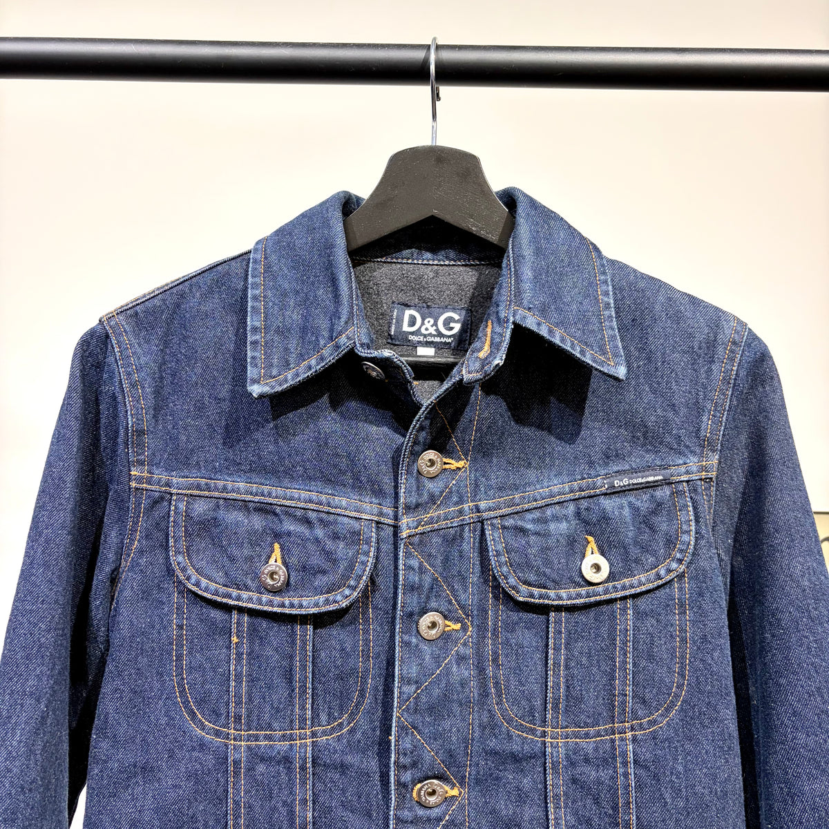 D&G DOLCE&GABBANA デニムジャケット インディゴ XS イタリア製 TT071