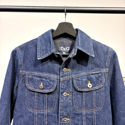 D&G DOLCE&GABBANA デニムジャケット インディゴ XS イタリア製 TT071