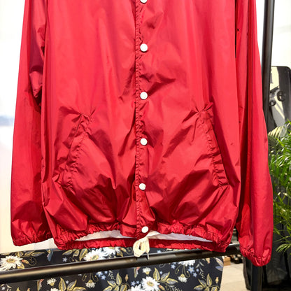 MAISON KITSUNÉ メゾンキツネ ナイロン コーチジャケット レッド XS メンズ TT030