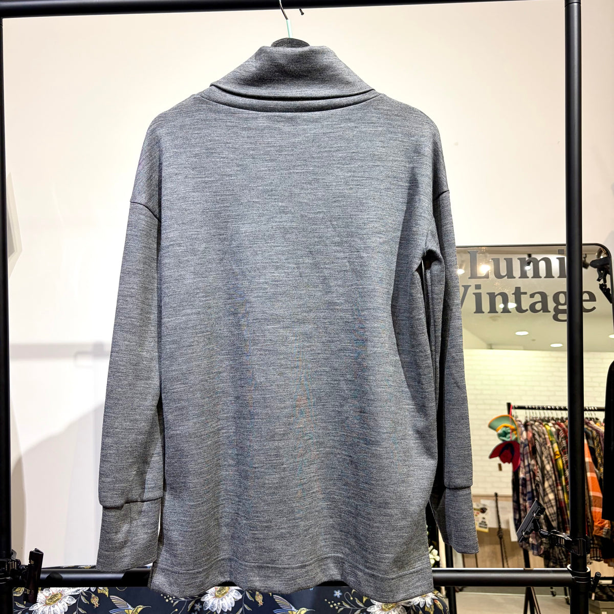 Vivienne Westwood RED LABEL オーブ刺繍 ハイネック ニット グレー サイズ2 日本製 TT085
