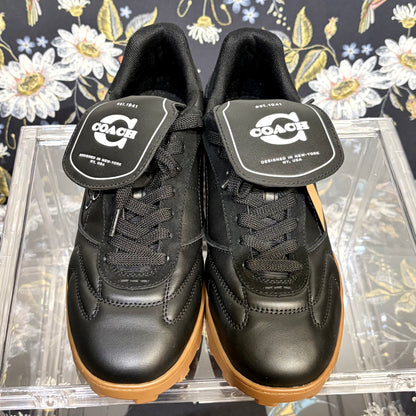 COACH コーチ ローカットスニーカー ブラック ガムソール 27.5cm CC145 メンズ TT094