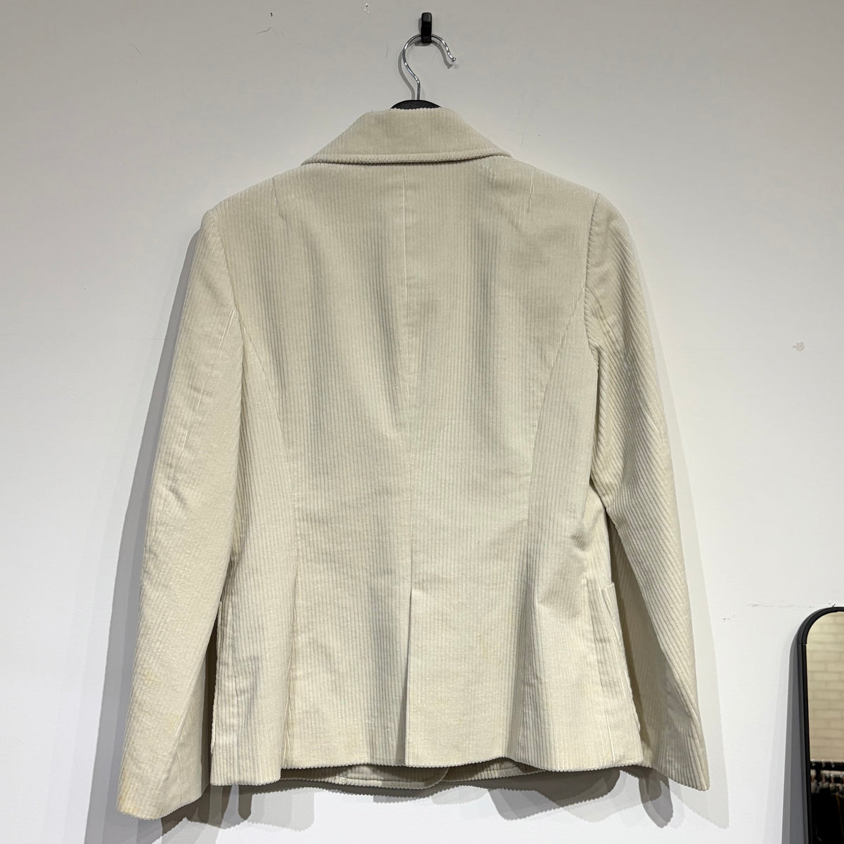 BURBERRY LONDON コーデュロイ テーラードジャケット アイボリー サイズ40 レディース TT105